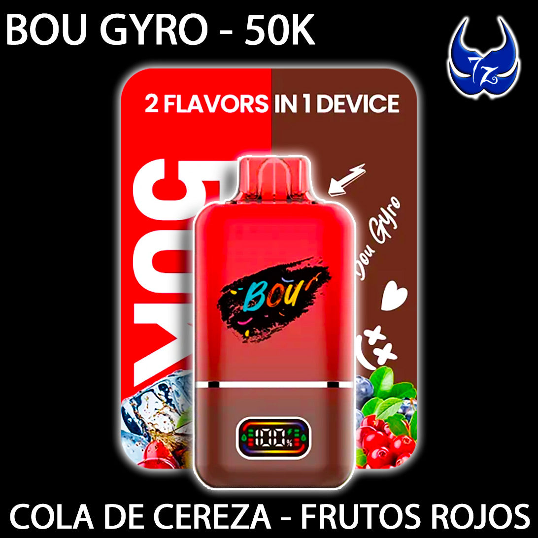 Bou Gyro 50K – Cola de Cereza · Frutos Rojos