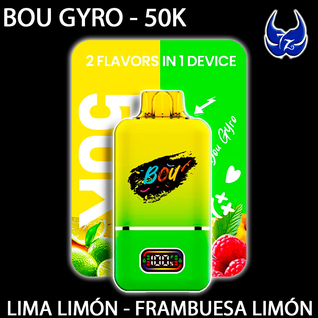 Bou Gyro 50K – Lima Limón · Frambuesa Limón