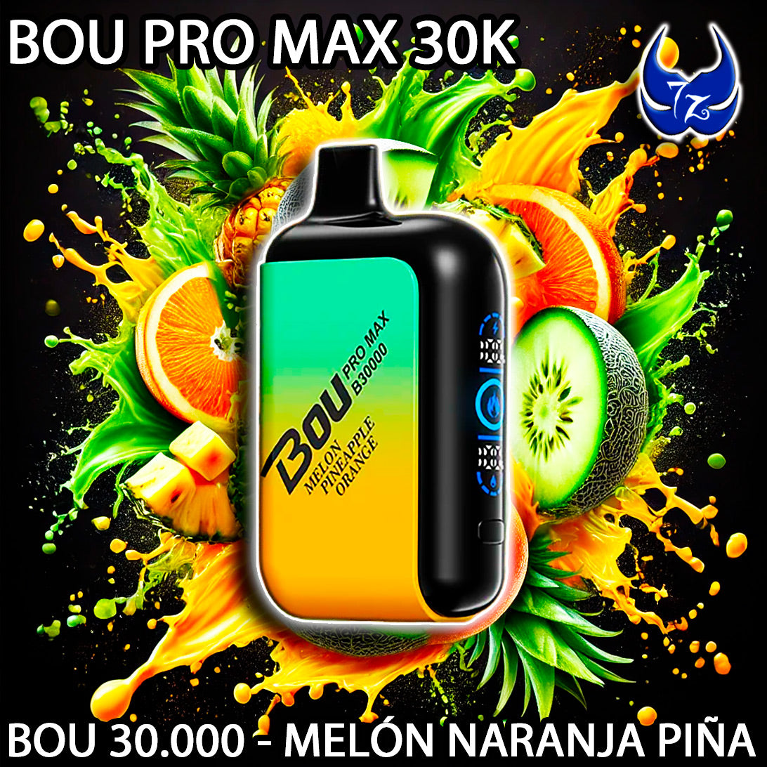 Bou Pro Max 30.000 – Melón Piña Naranja