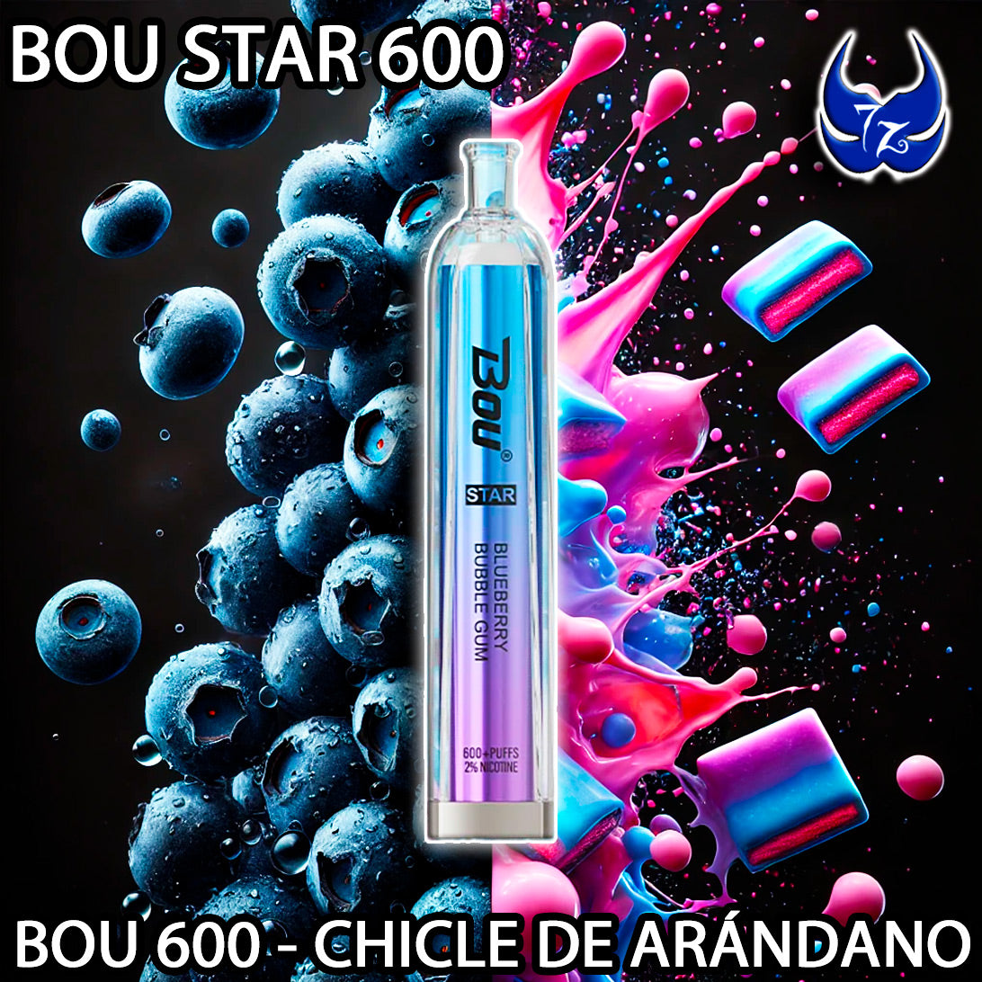 Bou Star 600 – Chicle de Arándano