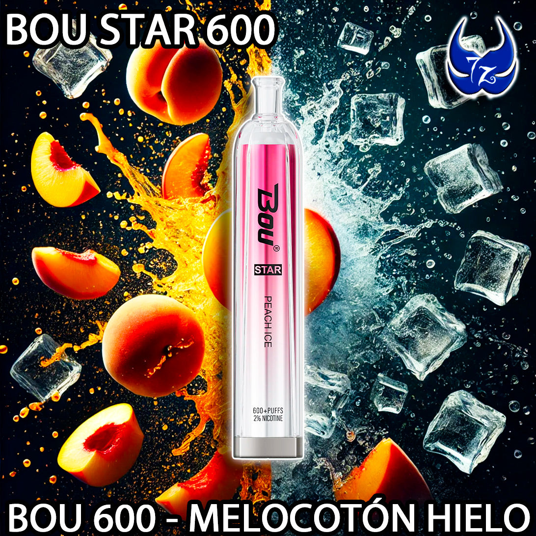 Bou Star 600 – Melocotón Hielo