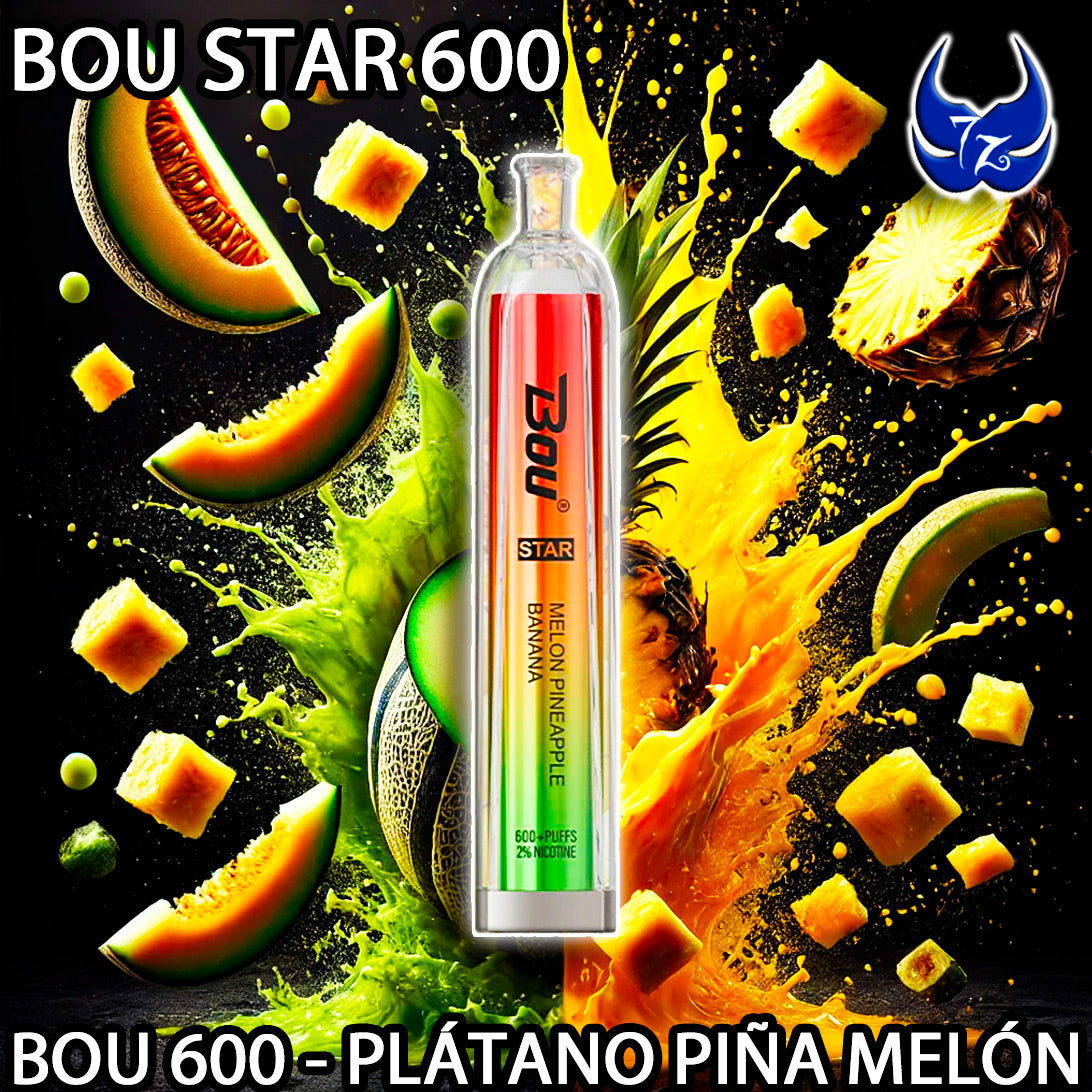Bou Star 600 – Plátano Piña Melón