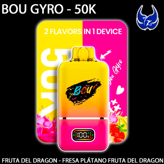 Bou Gyro 50K – Fruta del Dragón · Fresa Plátano Fruta del Dragón