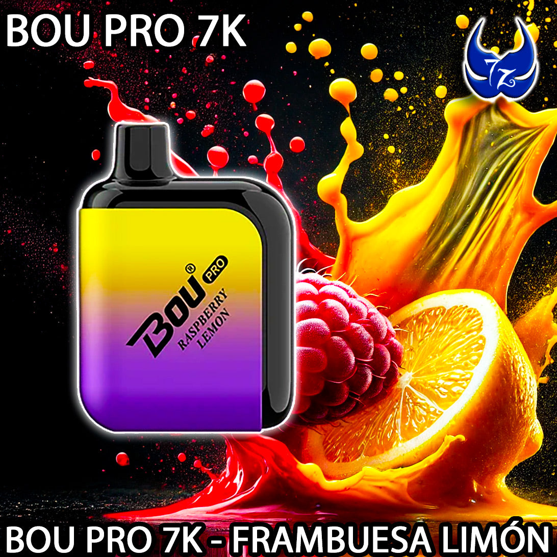 Bou Pro 7.000 – Frambuesa Limón