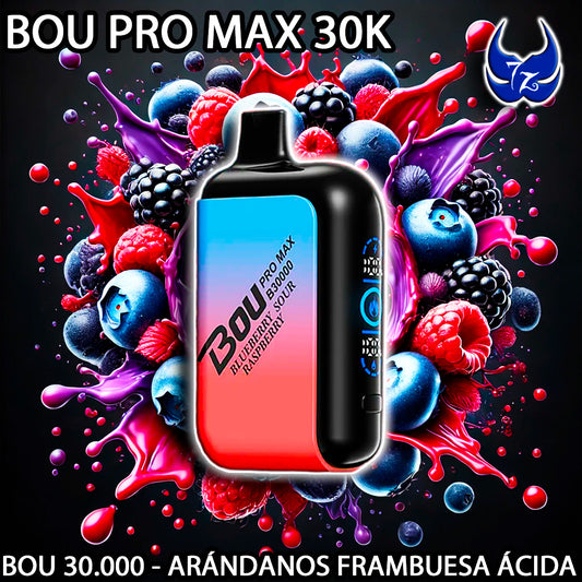 Bou Pro Max 30.000 – Arándanos Frambuesa Ácida
