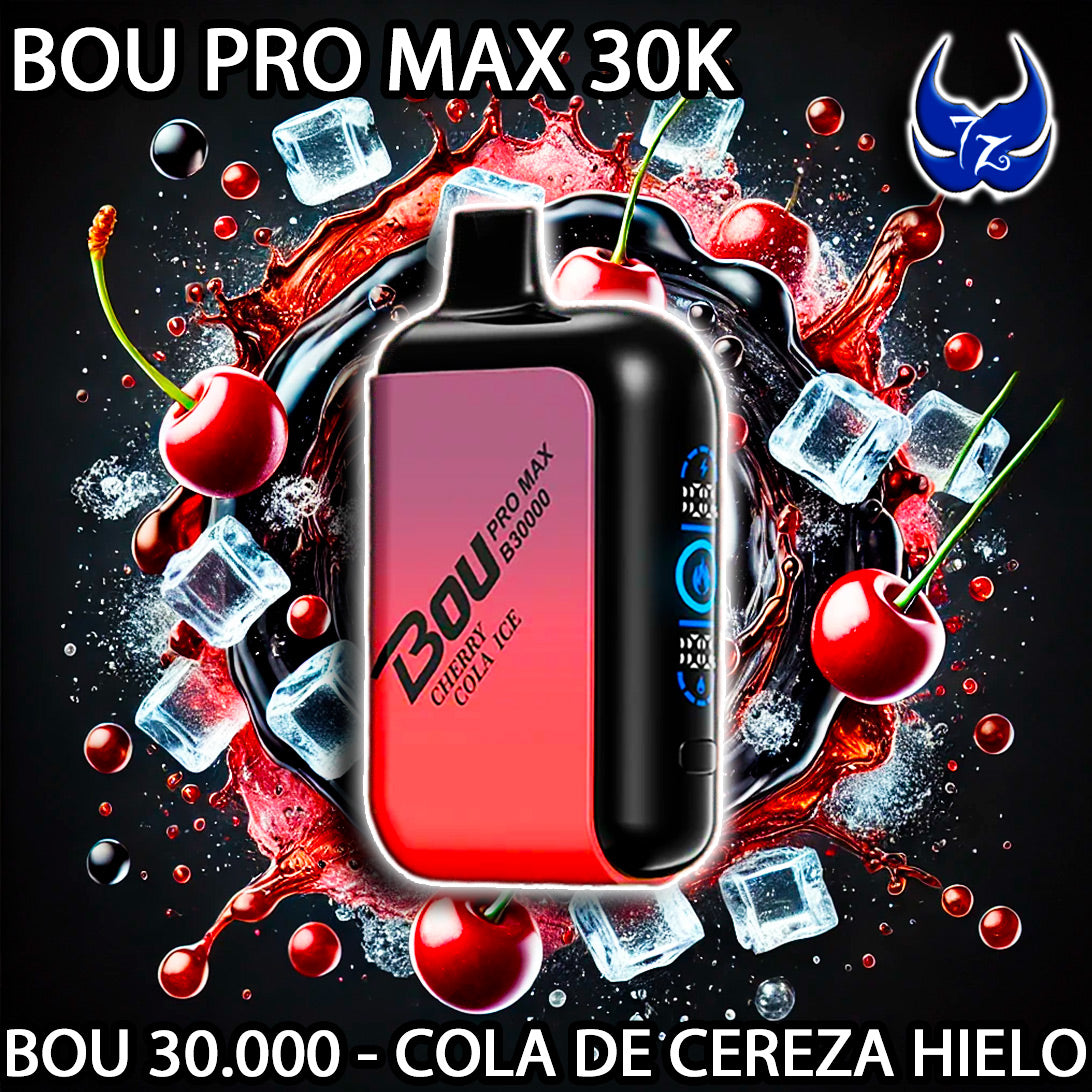 Bou Pro Max 30.000 – Cola de Cereza Hielo