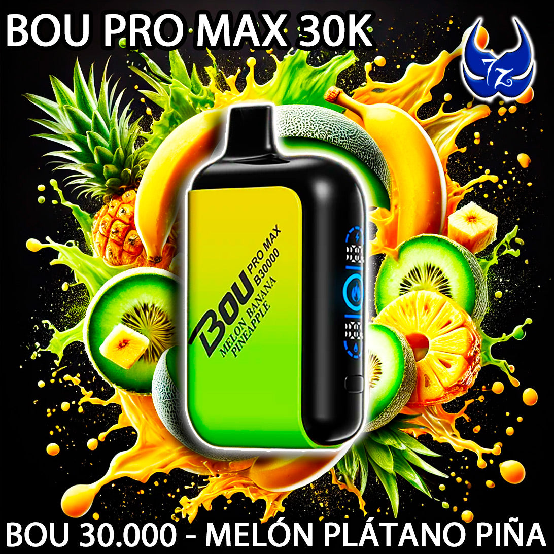 Bou Pro Max 30.000 – Melón Piña Plátano