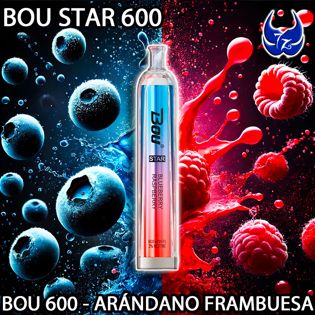 Bou Star 600 – Arándano Frambuesa