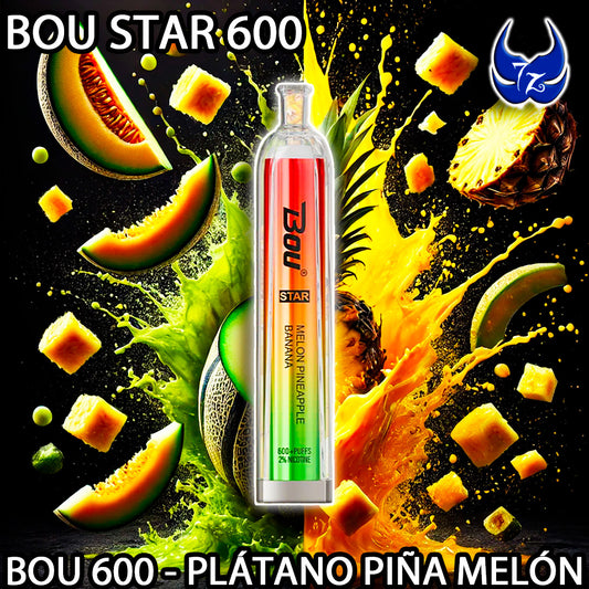 Bou Star 600 – Plátano Piña Melón