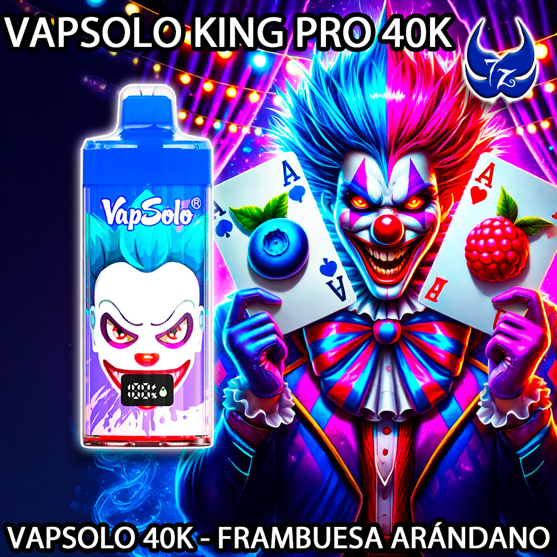 VapSolo King Pro 40K – Frambuesa Arándano