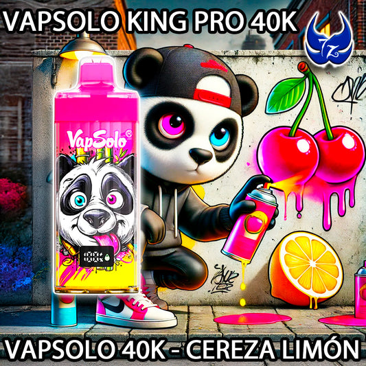 VapSolo King Pro 40K – Cereza Limón