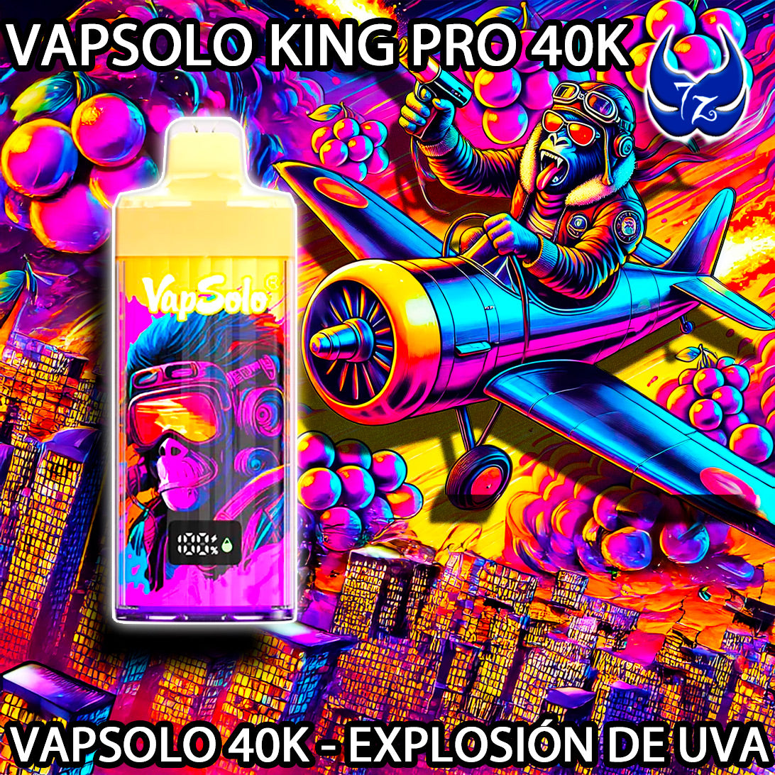 VapSolo King Pro 40K – Explosión de Uva