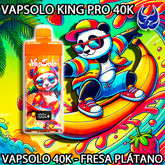 VapSolo King Pro 40K – Fresa Plátano