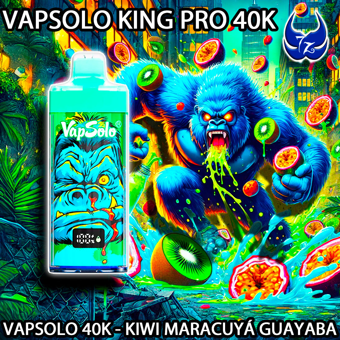 VapSolo King Pro 40K – Kiwi Maracuyá Guayaba